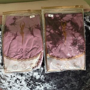 High Waist Tie-Dye Butt Lifting Shorts